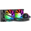 Image de Kit Watercooling AIO Mars Gaming ML-LCD RGB - 240mm (Noir) #3POURCENT