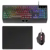 Image de Mars Gaming MCP124 clavier Souris incluse USB AZERTY Français Noir - Neuf