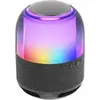 Image de Mars Gaming MS-Flow, haut-parleur portable Bluetooth 15W, éclairage Orbilight RGB 360°, son puissant avec diaphragme DeepBass 57mm, haut-parleur compact pour le jeu avec Bluetooth 5.3 et MicroSD, noir