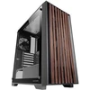 Image de Mars Gaming MC-WOOD Boîtier PC ATX avec façade en bois, vitre en verre trempé et ventilateur FDB 12 cm noir