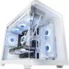 Image de Boitier Mini Tour Micro ATX Mars Gaming MC-Fusion M avec panneaux vitrés (Blanc) #3POURCENT