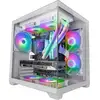 Image de Mars Gaming Mc-view2 Microatx Microatx PC Case Double Tempered Glass Fan Frgb 120mm White