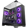 Image de Mars Gaming Mc-vision Mc-vision Triple Atx Case Triple Tempered Glass Frameless Design Dual Camera Usb 3.0 Black
