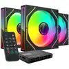 Image de Mars Gaming MF3DPROKIT système de refroidissement d'ordinateur Boitier PC Ventilateur 12 cm Noir - Neuf