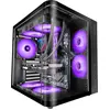 Image de Mars Gaming MC-CURV, Midi Tower, PC, Noir, ATX, Micro ATX, Mini-ITX, Gaming, 16.5 cm