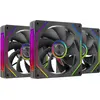 Image de Lot de 3 Ventilateurs boitier Mars Gaming MF-LinkFinity 2 Reverse RGB - 12cm (Noir) #3POURCENT