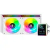 Image de Mars Gaming Ml-lcdpro240 Refrigeración Líquida Aio 500w Tdp Bomba 4ª Gen 2× Ventiladores Blanco - Neuf