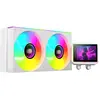 Image de Kit Watercooling AIO Mars Gaming ML-Vision II RGB - 240mm (Blanc) #3POURCENT