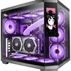 Image de Mars Gaming MC3TCORELCD unité centrale Midi Tower Noir - Neuf