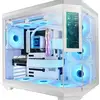 Image de Mars Gaming MC3TCORELCDW unité centrale Midi Tower Blanc - Neuf