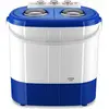 Image de Briebe WM1140 Mini machine à laver,Portable, Camping 3kg de lavage, 1kg d'essorage 2 compartiments Blanc/Bleu