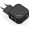 Image de Wall charger deaisens asch-65w3p027-bk/ 2xusb type-c/ 1xusb/ 65w