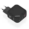 Image de Chargeur gan de wall aisens asch-100w4p029-bk/ 3xusb typ-c/ 1x usb/ 100w
