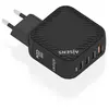 Image de Chargeur mural Aisens ASCH-100W4P029-BK 100 W Noir (1 Unité) - Neuf