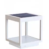 Image de Lanterne solaire à visière LED alimentée par batterie 3,5 W, IP54 blanche
