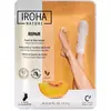 Image de Iroha Nature Masque réparateur pour les pieds à la pêche et au beurre de karité, 2x9ml