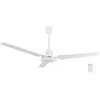 Image de Orbegozo Cf 86140 Ventilateur De Ventilateur De Plafond Élégant Et Fonctionnel - Interrupteur De Mural - 5 Vitesses - Puissance 70w - 140cm De Diamètre - Blanc