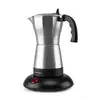 Image de Orbegozo KFE 660 Cafetière électrique italienne Partagez du plaisir avec 6 tasses de café chaud en quelques minutes Puissance 480 W - Arrêt automatique - Couvercle avec fenêtre - Base froide au toucher et rotation à 360º - Neuf