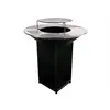 Image de Purline EFP56B, Barbecue, Bois de chauffage, Cheminée, Grille, Noir, Rond