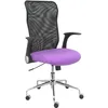 Image de Chaise Minaya Dossier En Maille Noire Siège Lilas Bali