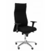 Image de Piqueras Y Crespo Albacete - Fauteuil De Direction Ergonomique Avec Mécanisme Synchro Et Hauteur Réglable - Siège Et Dossier Rembourrés En Tissu Bali En Noir.