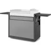 Image de Forge Adour   Chariot Pour Plancha Premium 75   Acier Noir Et Gris   Tablettes Latérales Pour Confort De Cuisson   Stabilité Et Sécurité Assurées