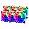 Image de Ventilador suplementario Talius Iris Spectrum ARGB Kit 120mm 1200RPM blanco - Neuf