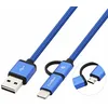 Image de Câble USB vers micro-USB et USB C CoolBox COO-CAB-U2MC