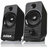 Image de Nilox CASSE ACUSTICHE PC 6W 1-voie Noir Avec fil 3 W - Neuf