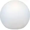 Image de Lampe de terrasse solaire ronde NewGarden BULY 20 LED, design sphérique, 20 cm, pour l'intérieur et l'extérieur, IP65