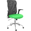 Image de Chaise Minaya Dossier Résille Noir Siège Bali Vert Pistache