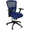 Image de Chaise Pozuelo Dossier En Maille Bleue Siège 3d Bleu