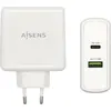 Image de Chargeur mural Aisens ASCH-2PD45A-W/ 1xUSB Type-C/ 1x USB/ 57W