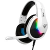 Image de Casque gaming avec microphone Phoenix - compatible PS5, PS4, PC - connexion filaire - fonction muet - couleur : blanc