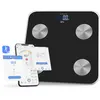 Image de JATA HBAS1155, Pèse-personne électronique, 180 kg, 100 g, Noir, kg, lb, Rectangle