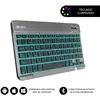 Image de SUBBLIM TECLADO SMART BACKLIT BLUETOOTH GREY QWERTY Espagnole Noir, Gris - Neuf