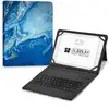 Image de Subblim Keytab Pro Bluetooth Keyboard Case pour tablettes 9"-11" / Marble Blue