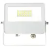 Image de Projecteur LED extérieur SKY 20W CCT 3000K/4000K/5000K avec un faisceau de 115° et une structure en aluminium blanc signé Beneito & Faure.