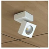 Image de Applique LED carrée orientable Mini Rubyc Tricolore 7w blanche