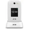 Image de SPC Harmony 2 - Téléphone portable 4G pour seniors avec grosses touches, écran anti-rayures (2,8"+1,77"), touche d'appel d'urgence, volume 104dB et compatible avec les appareils auditifs - Blanc