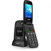Image de SPC Harmony 2 - Téléphone portable 4G pour seniors avec grosses touches, écran anti-rayures (2,8"+1,77"), touche d'appel d'urgence, volume 104dB et compatible avec les appareils auditifs - Noir