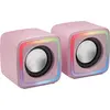 Image de Enceintes Mars Gaming MSCube RGB (Rose) #3POURCENT