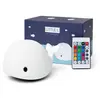 Image de Projecteur tactile « Baleine » en silicone Tiny - Blanc | par Little L