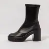 Image de Art Bottines à talons pour Femme 1973 NAPPA BLACK/BERNA Couleur Noir