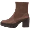 Image de Art Bottines à talons pour Femme 1656 NOBUCK BROWN/SOFIA Couleur Marron