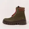 Image de Art Bottines pour Femme 1967 NOBUCK KAKI/AMBERES Couleur Vert