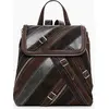 Image de Élégant sac à dos marron pour femme avec compartiments pratiques et lanières