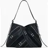 Image de Sac à main femme noir : sangle réglable & fermeture éclair
