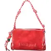 Image de Sac à main rouge élégant pour femme avec bandoulière réglable et grand espace de rangement