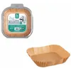 Image de Friteuse Papier Carré 16x16cm Protection Antiadhésive Pour Friteuses à Air Chaud - Best Products